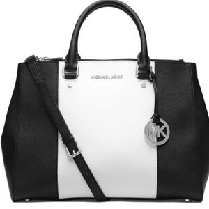 Michael Kors Two-Tone Black and White Handbag